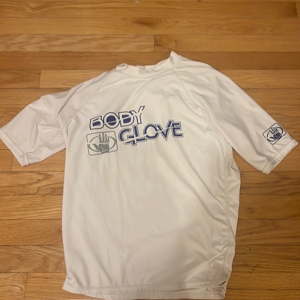 White rash guard